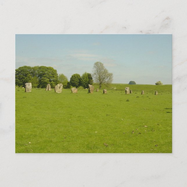 Postal Avebury Henge - Reino Unido (Anverso)