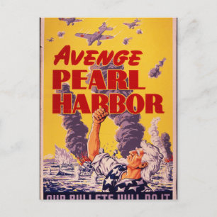 Postal Avenge Pearl Harbor