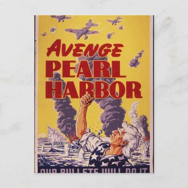 Postal Avenge Pearl Harbor (Anverso)