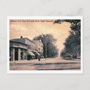 Postal Avenida Bellevue. & Valley Rd., Montclair NJ Vinta