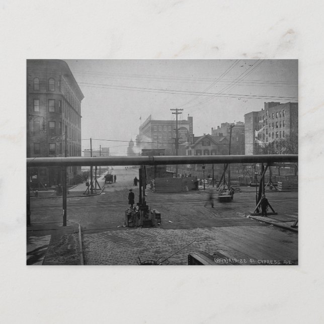 Postal Avenida Cypress y calle 138 Nueva York (Anverso)