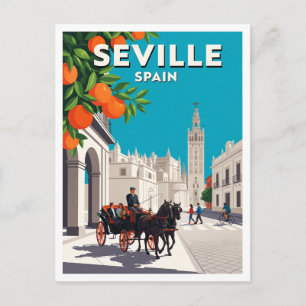 Postal Avenida de la Constitución, Sevilla España Recuerd