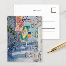 Postal Avenida de los Aliados | Childe Hassam