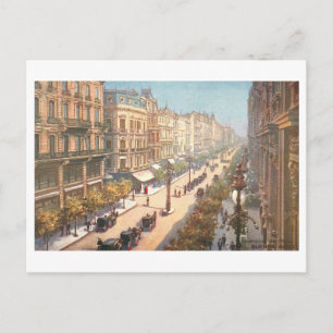 Postal Avenida de Mayo antigua, Buenos Aires, Argentina