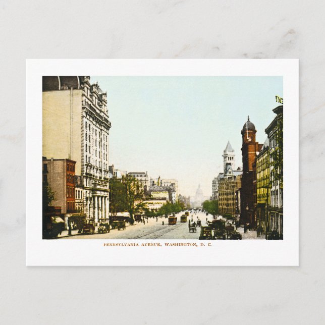 Postal Avenida Pennsylvania, Washington D.C. (Anverso)