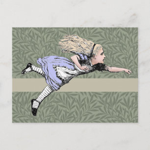 Postal Aventura de Alice en el País de las Maravillas Vin
