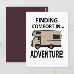 Postal Aventura de Camping en RV Rving