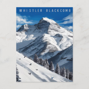 Postal Aventura de snowboarding en Whistler Blackcomb