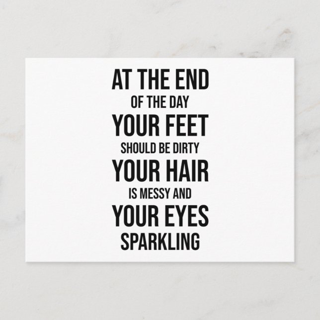 Postal Aventura divertida de Sayings (Anverso)