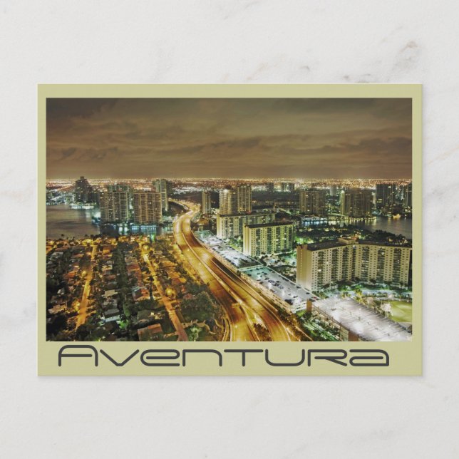 Postal Aventura, Florida, EE. UU. (Anverso)