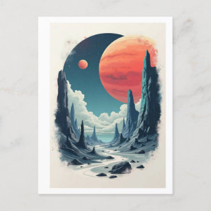 Postal Aventura Universa: Engrosando el arte espacial par