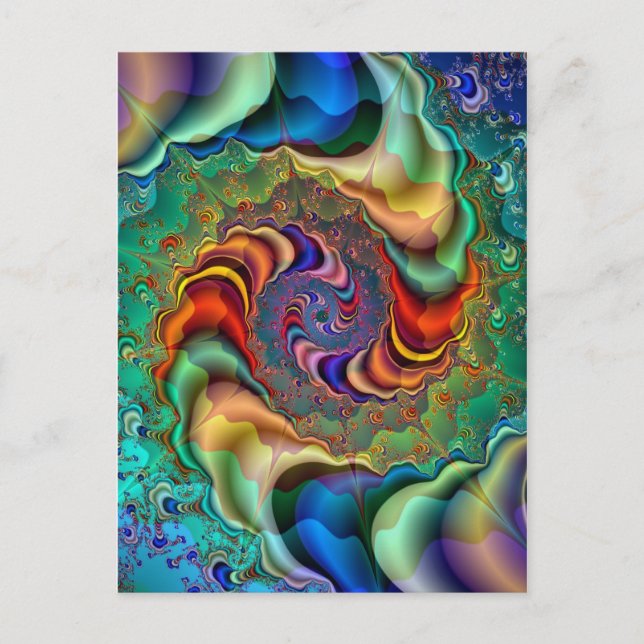 Postal Aventura visual (Anverso)