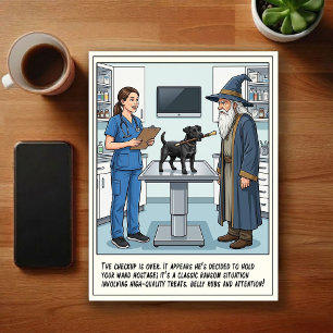 Postal Aventuras de Caricaturas en la Sala de Emergencias
