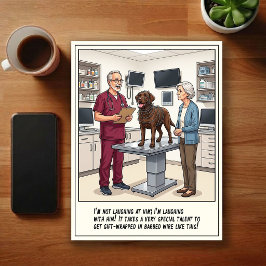 Postal Aventuras de Urgencias Veterinarias Dibujos Animad