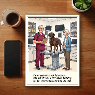 Postal Aventuras de Urgencias Veterinarias Dibujos Animad