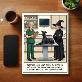 Postal Aventuras de Urgencias Veterinarias Dibujos Animad