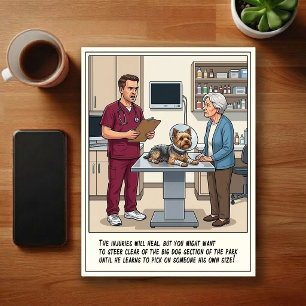 Postal Aventuras de Urgencias Veterinarias Dibujos Animad