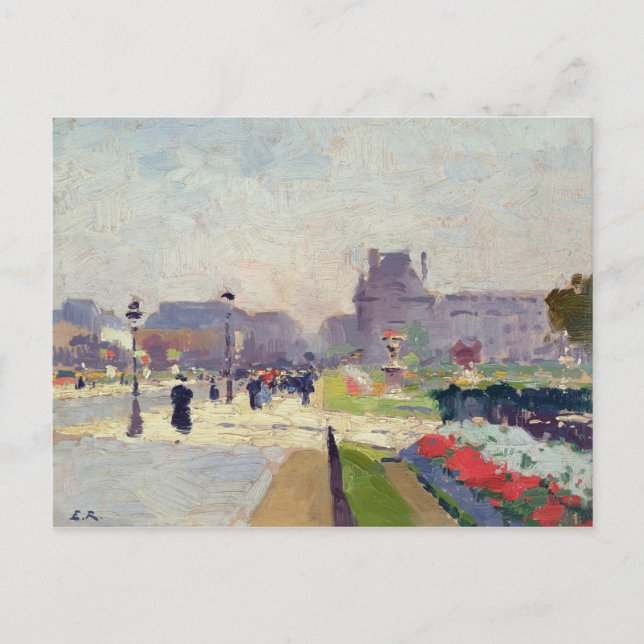 Postal Avenue Paul Deroulede, Tuileries, París (Anverso)