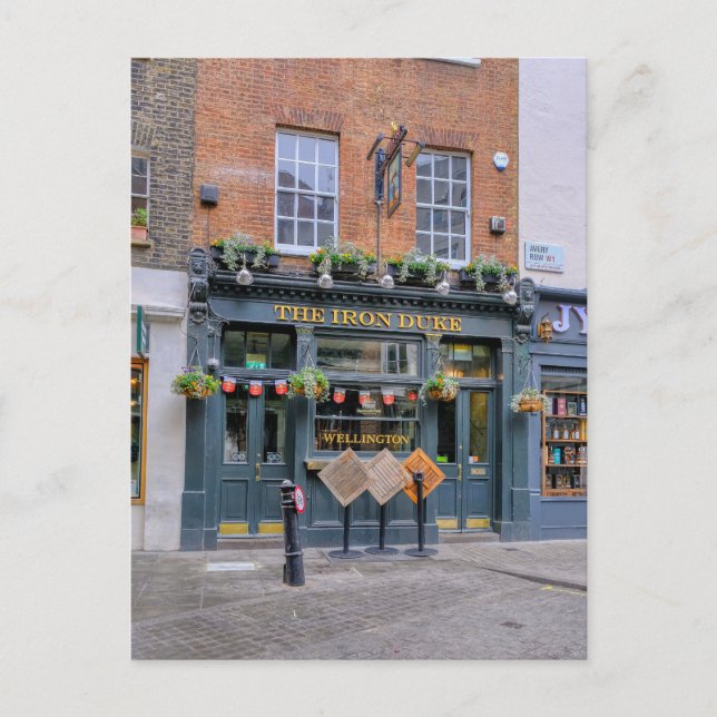 Postal Avery Row W1, London UK Postcard (Anverso)