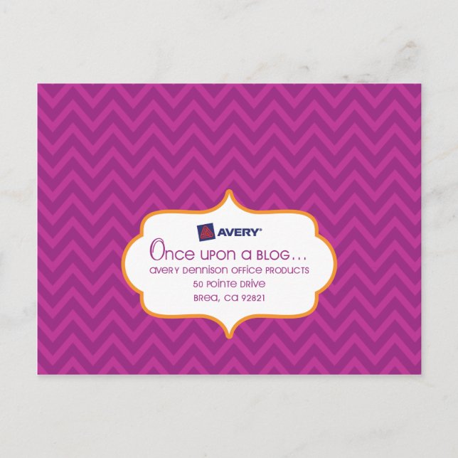 Postal Avery SocialLuxe Postcard (Anverso)