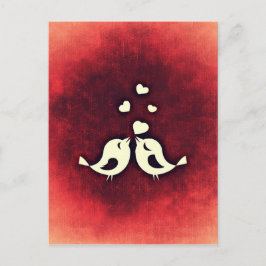 Postal Aves amorosas