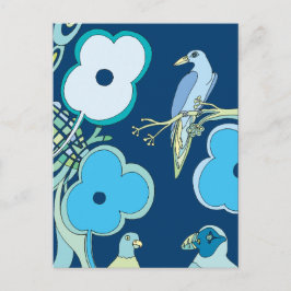 Postal Aves caprichosas