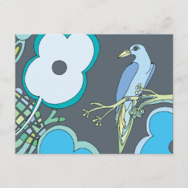 Postal Aves caprichosas