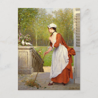 Postal Aves de amor - Caraud