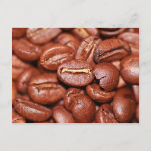 Postal Aves de café tostadas