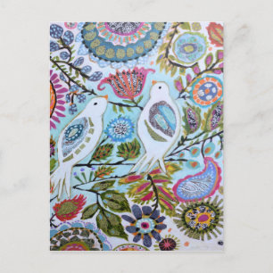 Postal Aves de papel I