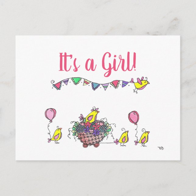 Postal Aves extravagantes en el desfile virtual de la duc (Anverso)