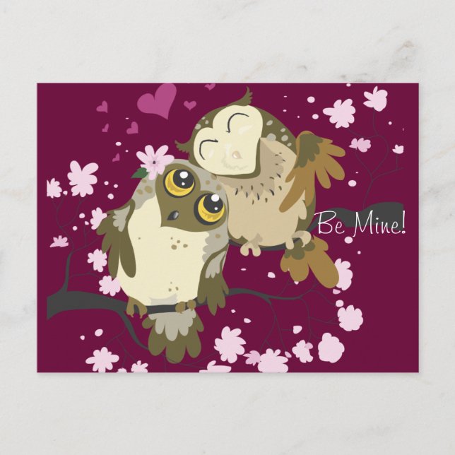 Postal Aves Luv~postal (Anverso)