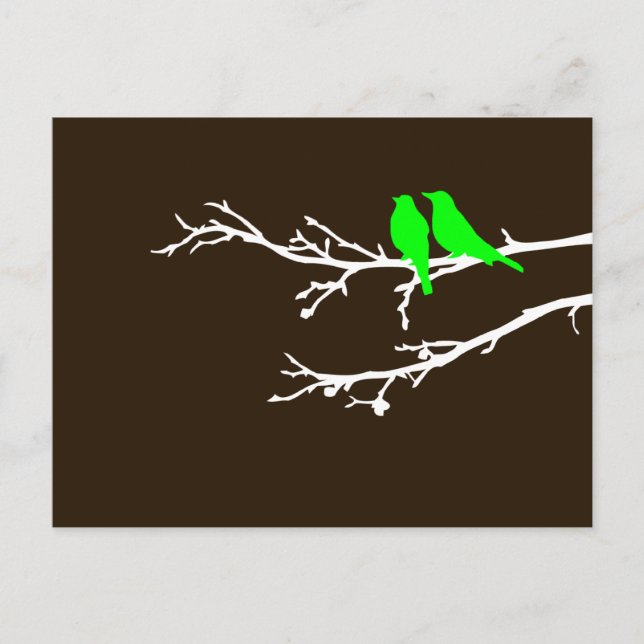 Postal aves modestas (Anverso)