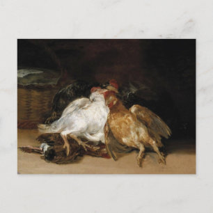 Postal Aves Muertas - Francisco de Goya