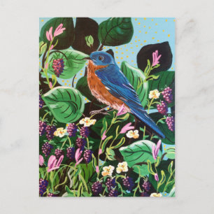 Postal ¡Aves, pájaros y más pájaros!