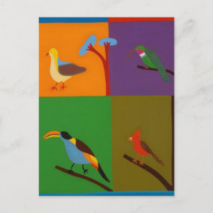 Postal Aves que visitan el Valle de Bogotá 2008