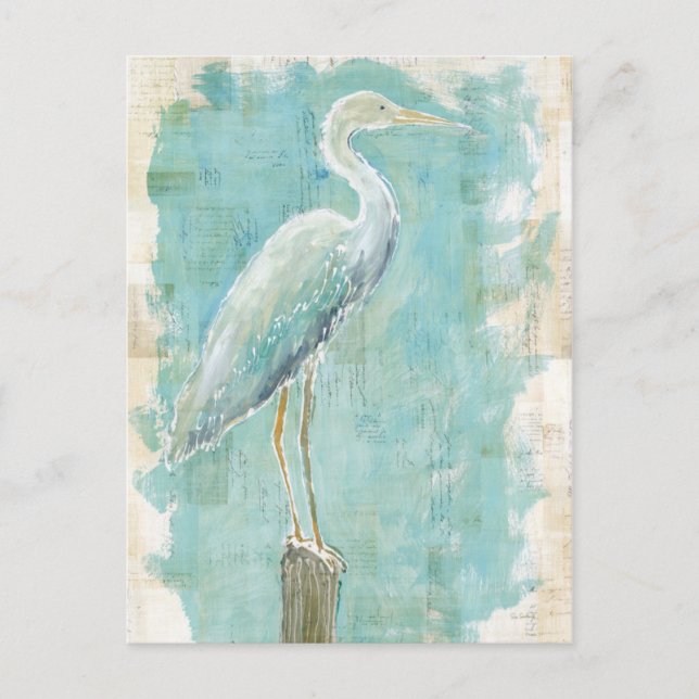 Postal Aves tropicales | Todavía Egret (Anverso)