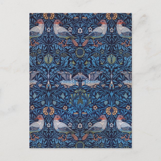 Postal Aves, William Morris (Anverso)