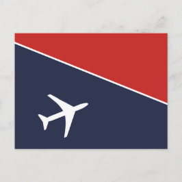 Postal Aviación piloto de aviones Funky White