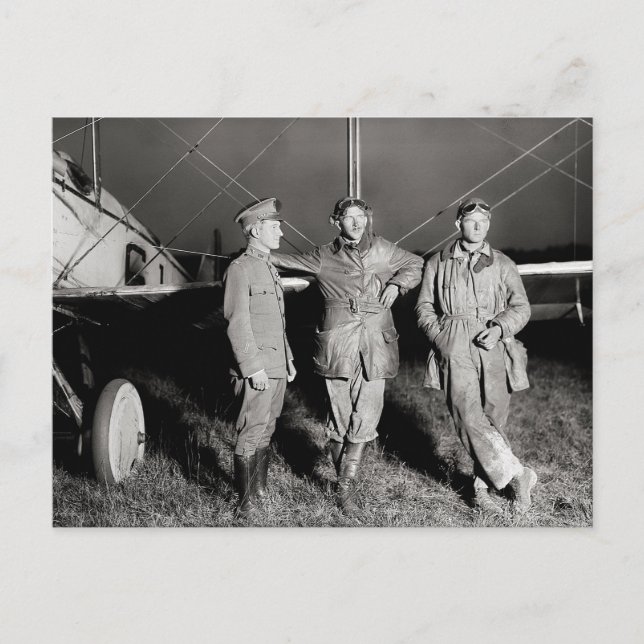 Postal Aviadores de Daring, 1919 (Anverso)