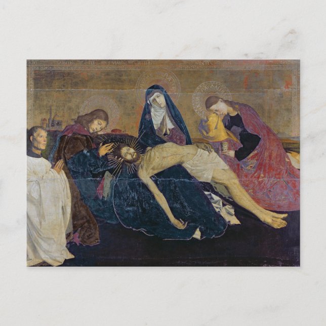 Postal Avignon Pieta, 1450-60 (Anverso)