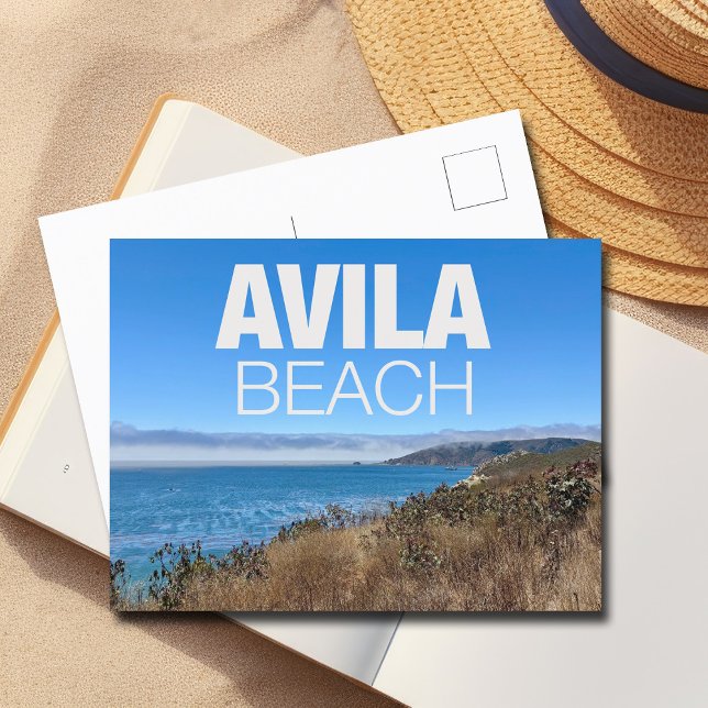 Postal Avila Beach California Overlook Photography (Subido por el creador)