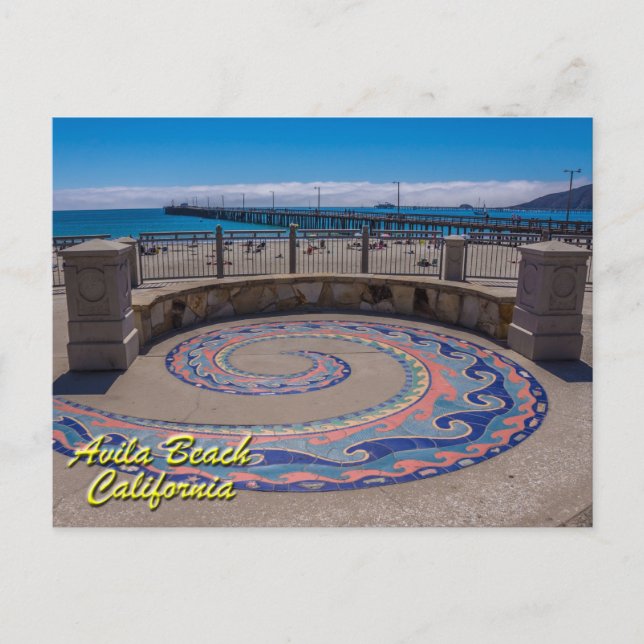 Postal Avila Beach, California Postcard (Anverso)