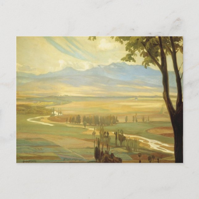 Postal "Avila Morning" de Rivera (Anverso)