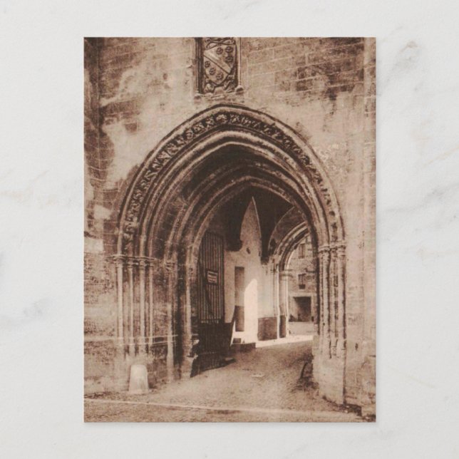 Postal Aviñón El Palacio del Papa (Anverso)