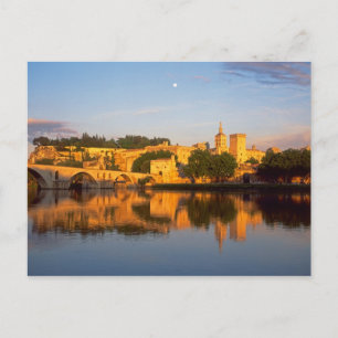 Postal Aviñón, Vaucluse, Provenza, Francia, Ródano