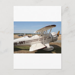 Postal Avión biplano Waco