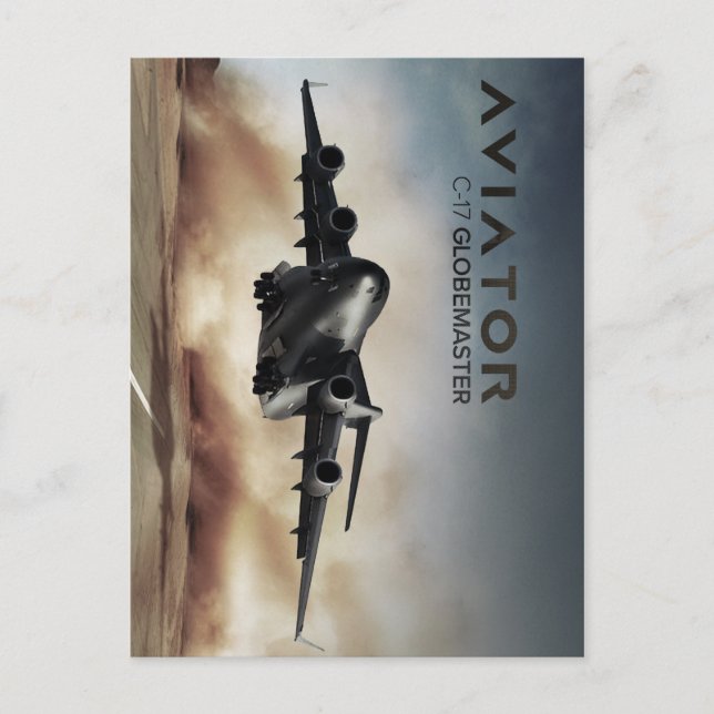 Postal Avión C-17 Globemaster Cargo (Anverso)