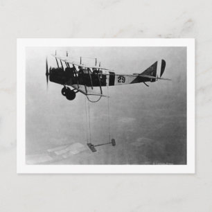Postal Avión Curtiss JN-4 Jenny con ala modelo