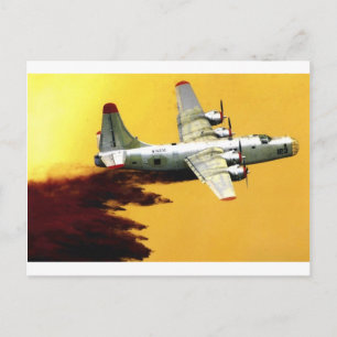 Postal Avión de bomberos PBY